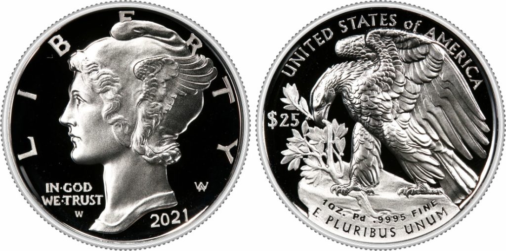 2021-W Proof Palladium Eagle 2021-W Proof Palladium Eagle